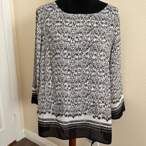 Silky polyester dress top! Gorgeous